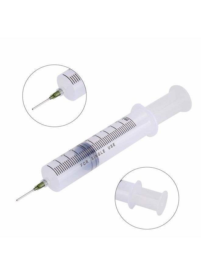 A AKRAF 3 Pack 100ml Syringes with 14G 1.0'' Blunt Tip Needles and Storage Caps(Luer Lock), Plastic Reusable Syringe for Glue Applicator, Oil Dispensing Multiple Uses…  - Image 2