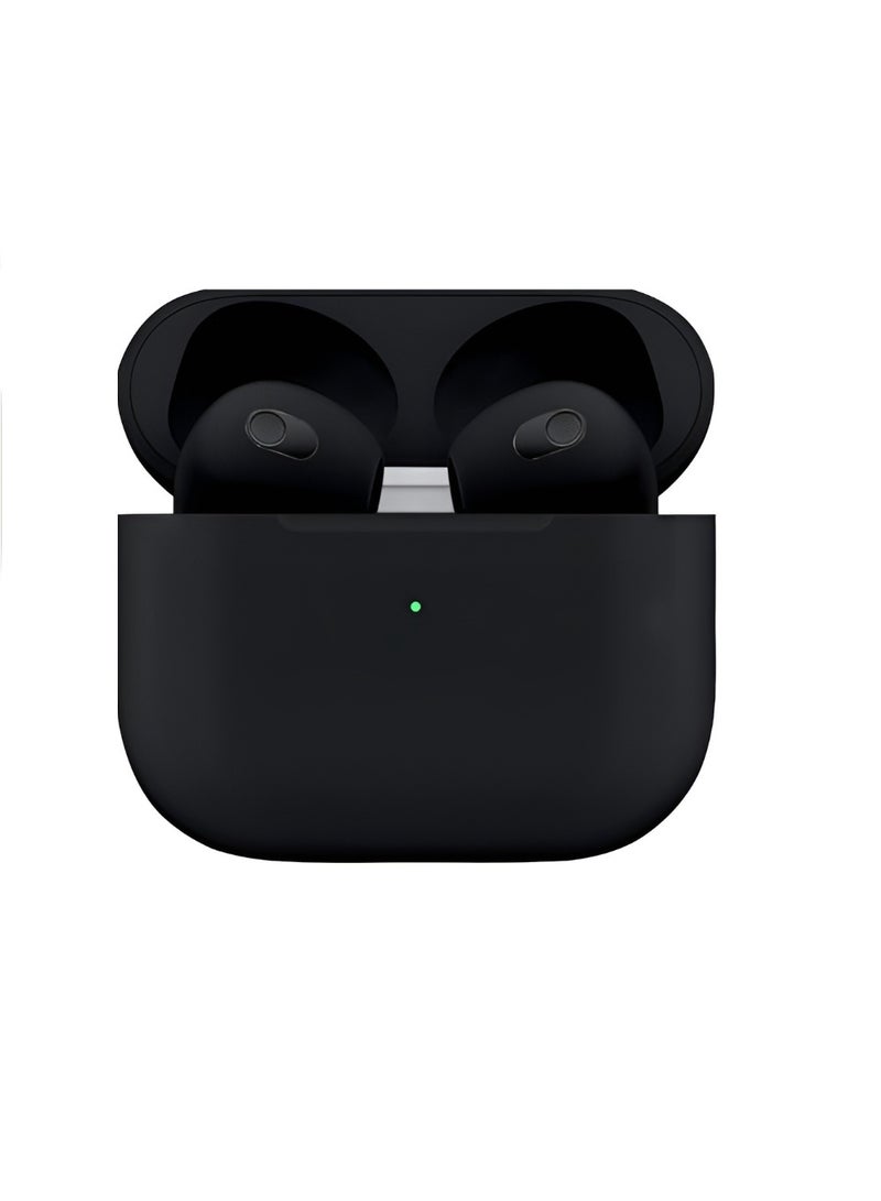 High-quality wireless earbuds with MagSafe charging case – clear sound and comfortable design – black color - Image 3