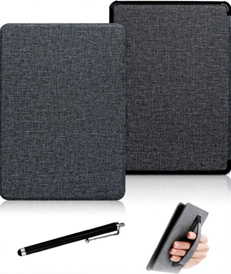 غطاء حماية من مادة TPU الناعمة باللون الرمادي لجهاز Kindle Paperwhite - تصميم بحواف مرتفعة مع فتحات دقيقة تناسب الإصدارات الخامس والسادس والسابع من Kindle Paperwhite - Image 1