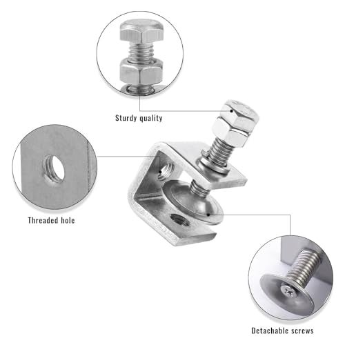 ZOWZEA 6 Pack 304 Stainless Steel C Clamp 0.8 Inch C Clamps for Woodworking and Welding Mounting，Suitable for Home and Professional Use - Image 3