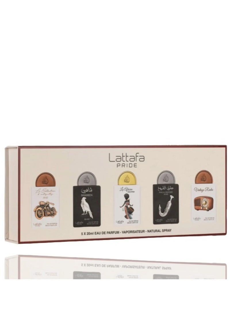 Lattafa 5 PCS Gift Set by Lattafa For Unisex
