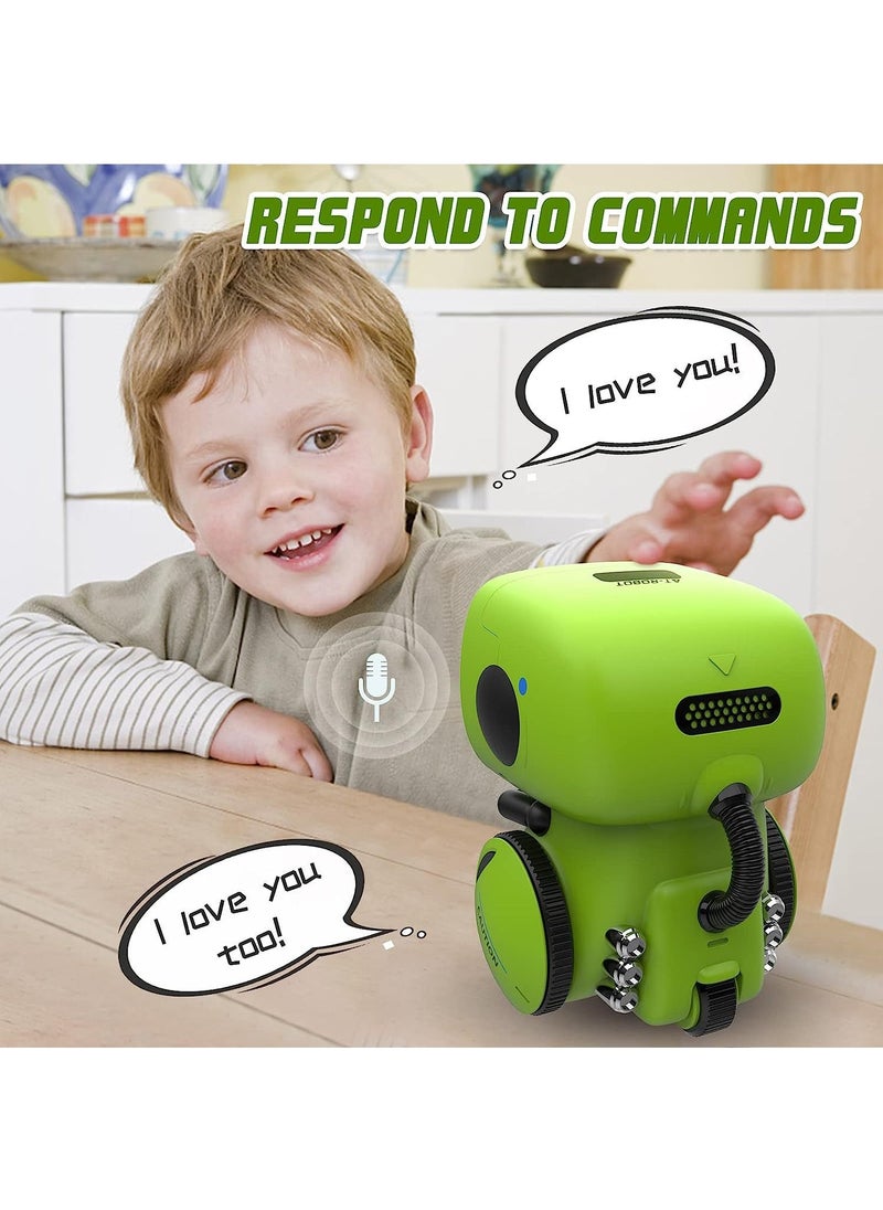 Metoo - Kids Robot Toy - Smart Talking Robots, Gift for Boys and Girls Age 3+, Intelligent Partner and Teacher, with Voice Controlled and Touch Sensor, Singing, Dancing, Repeating - Image 1