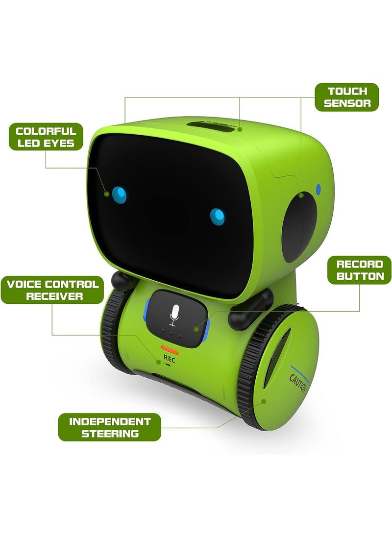 Metoo - Kids Robot Toy - Smart Talking Robots, Gift for Boys and Girls Age 3+, Intelligent Partner and Teacher, with Voice Controlled and Touch Sensor, Singing, Dancing, Repeating - Image 1