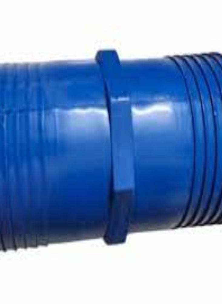 KNP KNP PVC Hose Male Connector 4" is a heavy-duty fitting designed for connecting large hoses and pipes in various high-volume applications. - Image 1