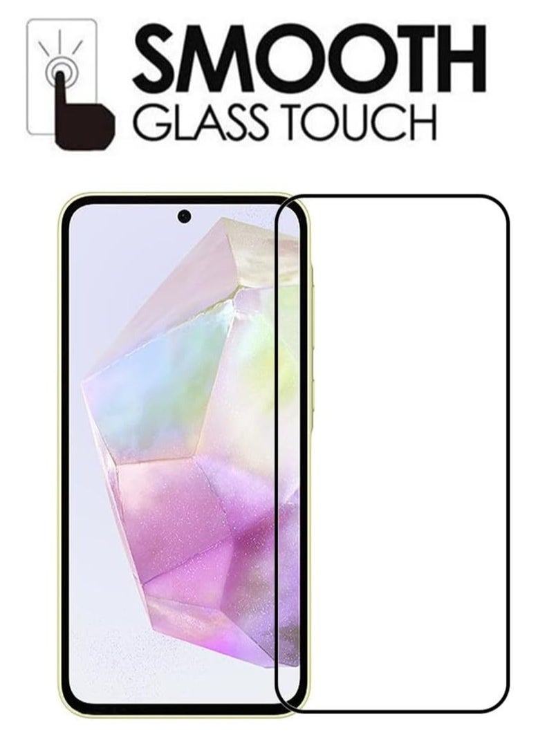 2 Pack for Samsung Galaxy A56 Screen Protector, Anti-Scratch Full Coverage Protection Tempered Glass