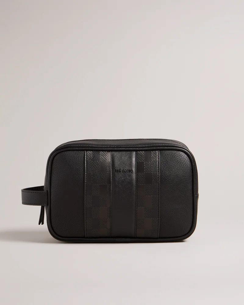 Ted Baker House Check PU Washbag
