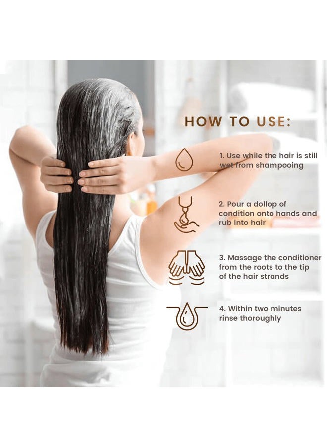 Max Green Alchemy MGA Vegan Hair Conditioner - Organic Formula with Tea Tree for Healthy Hair | Hair Care Product with Natural Herbal Scent | Parabens Silicone & Sulfate Free Conditioner | Unisex | 8.8 Fluid Oz - Image 3