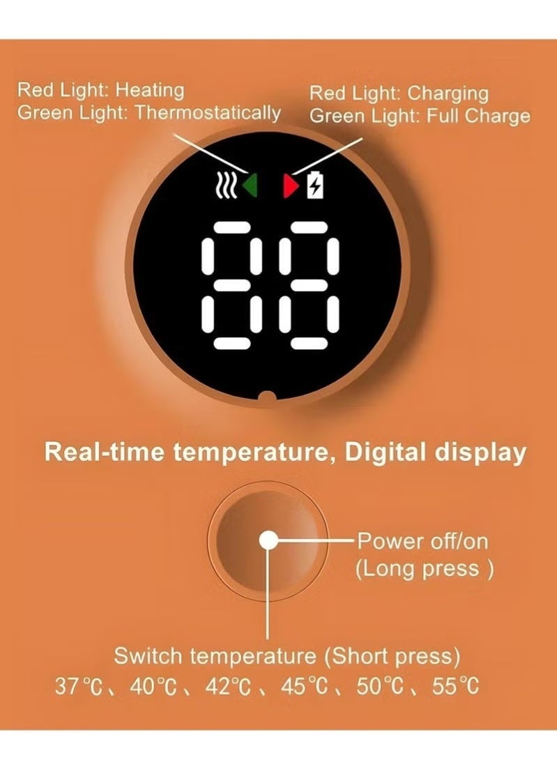 Portable Bottle Warmer for Travel, Fast Heating, Travel Bottle Warmer with Battery-Powered Temperature Display - Image 2