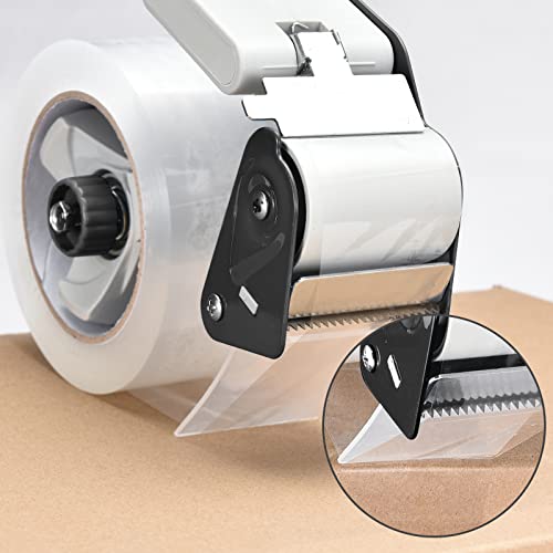 Pacific Mailer Packing Tape Dispenser Gun, Pacific Mailer 2 Inch Tape Gun Dispenser with 2 Inch Carton Packing Tape, Lightweight Industrial Side Loading Tape Dispenser - Black - Image 5
