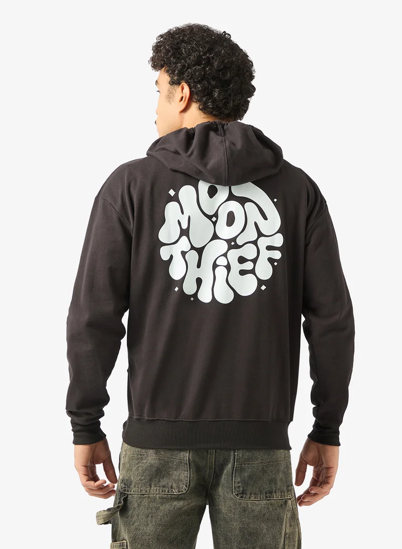 Seventy Five Graphic Print Hoodie