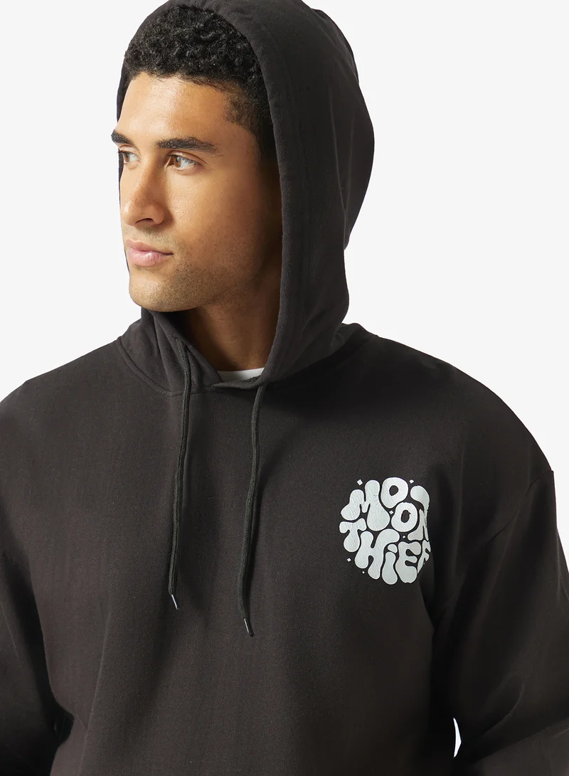 Seventy Five  Graphic Pullover Hoodie for Men | Best Price UAE