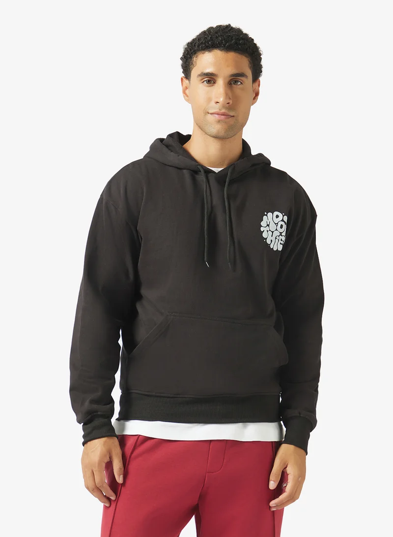 Seventy Five  Graphic Pullover Hoodie for Men | Best Price UAE
