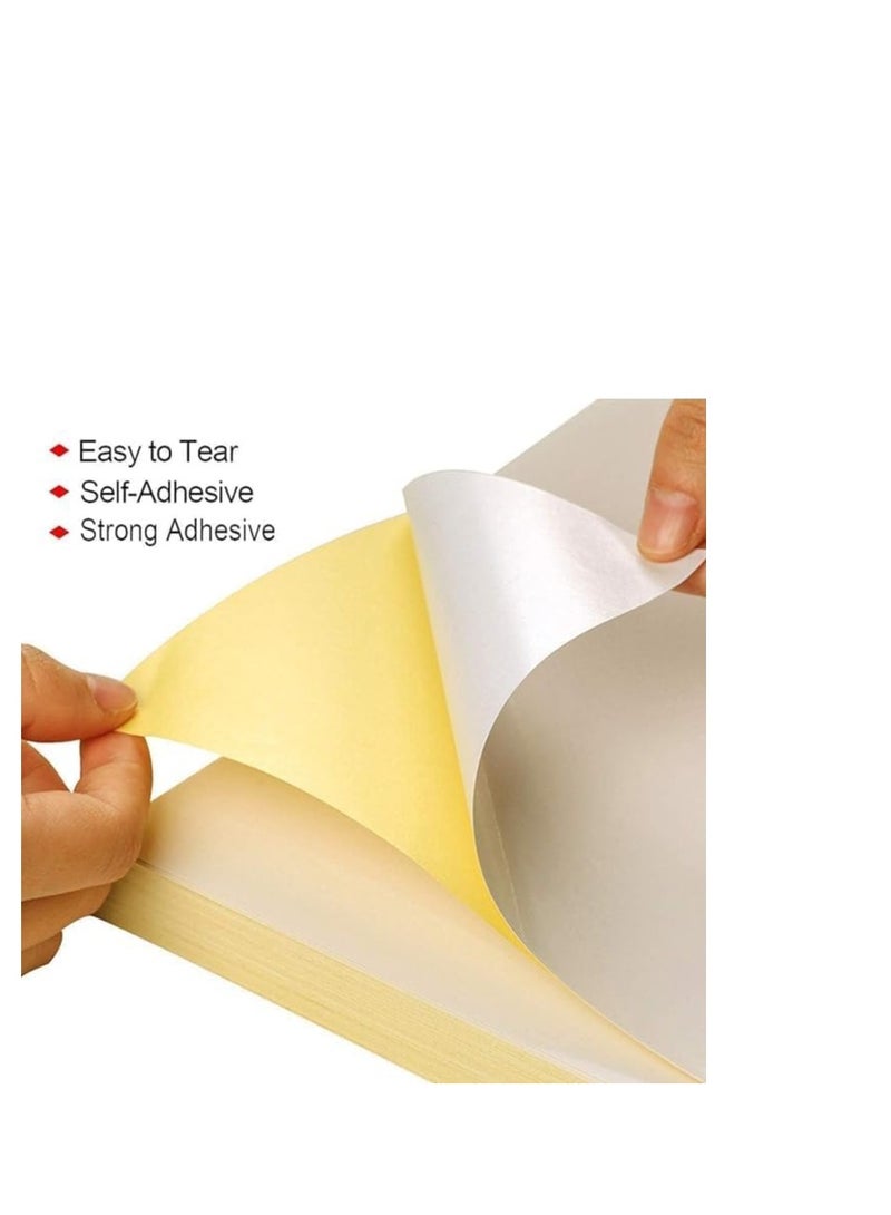 1 label-sheet, straight corners, A4, 210 x 297 mm, 100 sheets/pack - Image 4