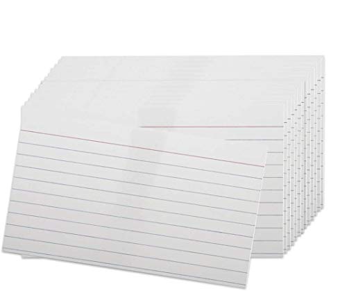Index Cards 3x5 Inch Heavy Weight Ruled Index Card IndexCards Great for Notes Organizing Flash Cards Lists Recipes and More 500 Cards White