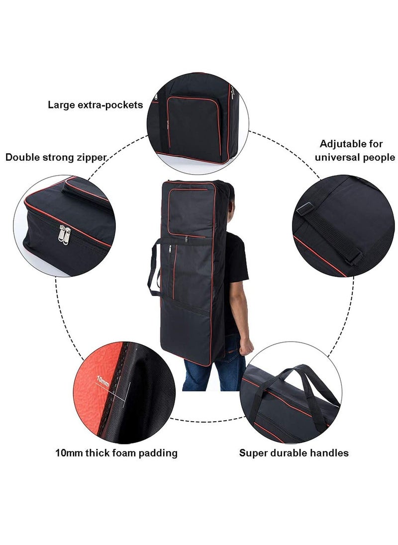 Generic Electronic Organ Piano Cover Padded Case Keyboard Bag Instrument Protective Portable Anti Shock Waterproof 61 Keys  - Image 3