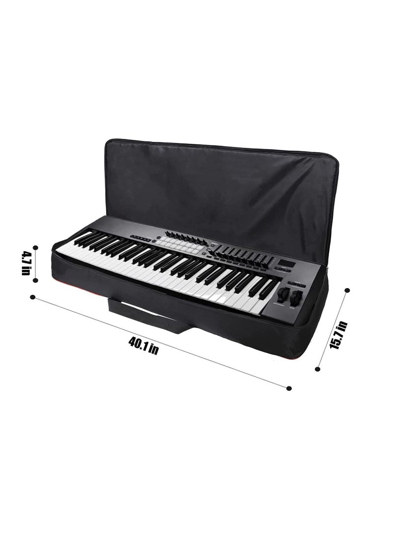 Generic Electronic Organ Piano Cover Padded Case Keyboard Bag Instrument Protective Portable Anti Shock Waterproof 61 Keys  - Image 2