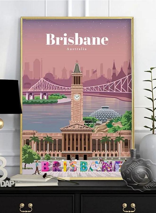 World City Travel Poster, Japan Tokyo Osaka Poster, Spain Madrid Watercolor Print, Florence Milan Santiago Chicago Wall Decor - Image 1