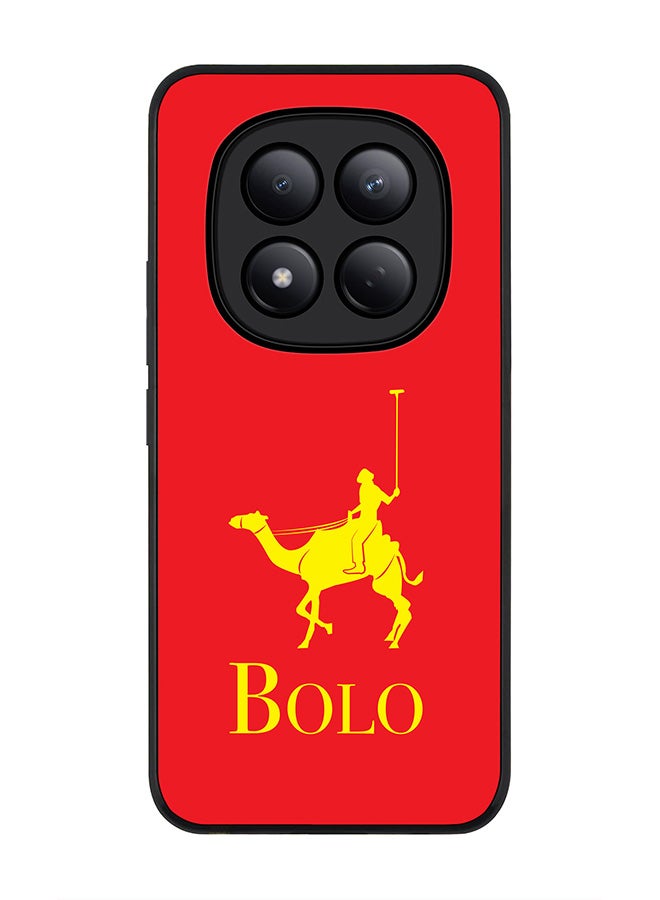 For Xiaomi Redmi Note 15 Pro 4G Case,Slim fit Camera Protection, Shockproof Thin Phone cover  - BOLO Red