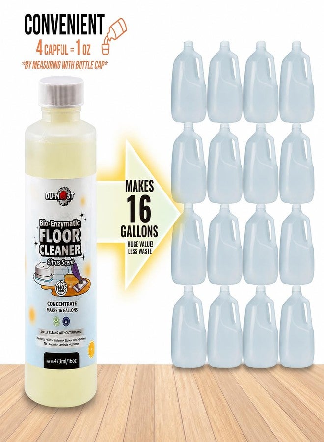 DU-MOST Bio-Enzymatic Floor Cleaner Concentrate, 16 oz, Make 16 Gallons - Image 2