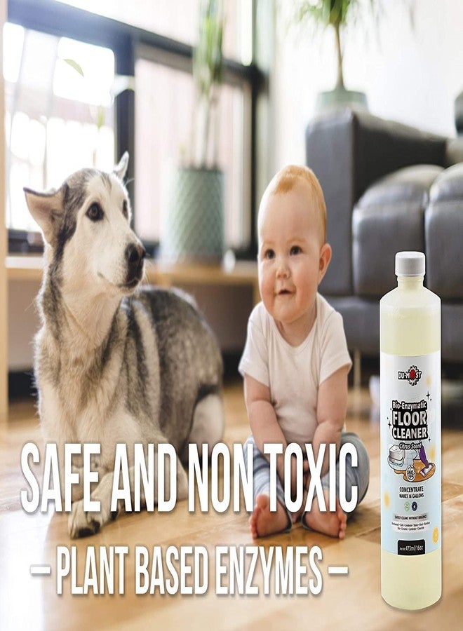 DU-MOST Bio-Enzymatic Floor Cleaner Concentrate, 16 oz, Make 16 Gallons - Image 3