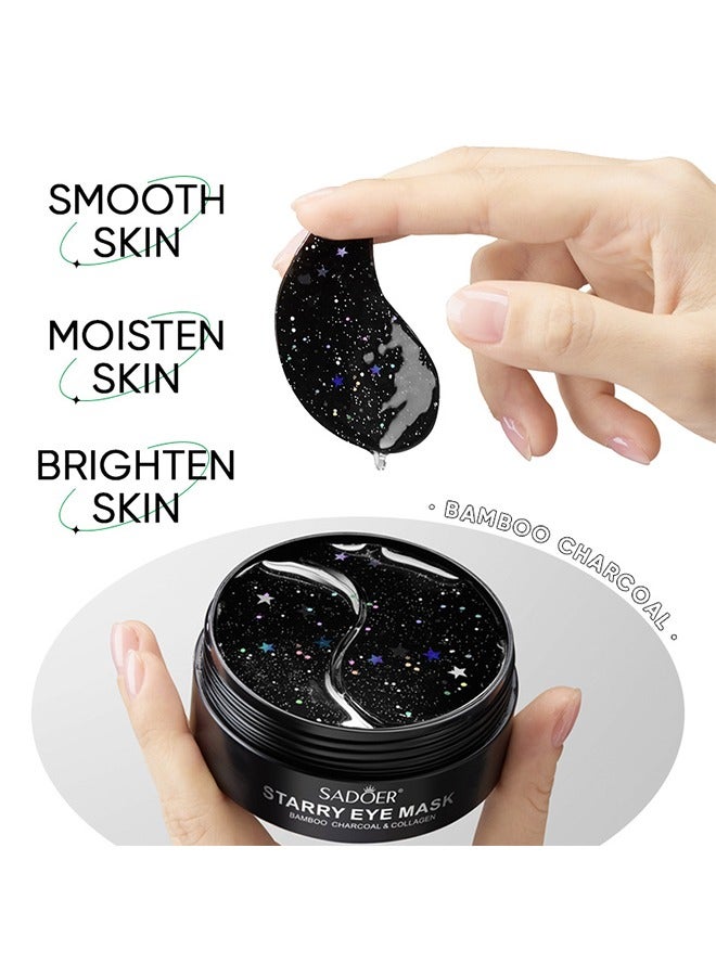 SADOER Starry Eye Mask, Moisturizes The Skin Around The Eyes More Youthful, Treats Puffiness and Dark Circles, Reduces Eye Bags, Smoothes Wrinkles, and Brightens Skin 60PCS - Image 4