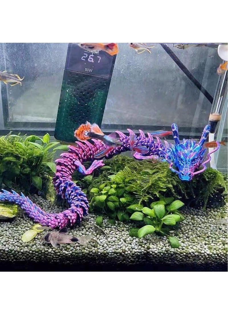 RATSAW - 3D Printed Dragon Dragon Egg Fidget Toy Surprise Articulated Crystal Gem Dragon Mystery Dragon Eggs with Dragon Inside 3D Printed Toys Gift Figurine Decor Laser Purple - Image 1