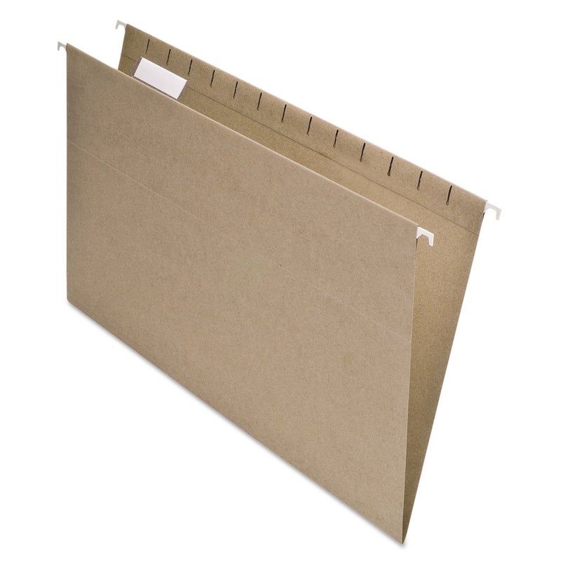 Pendaflex Earthwise 100% Recycled Hanging File Folders, 1/5 Cut, Legal Size, Natural, 25 per Box (76542) - Image 4