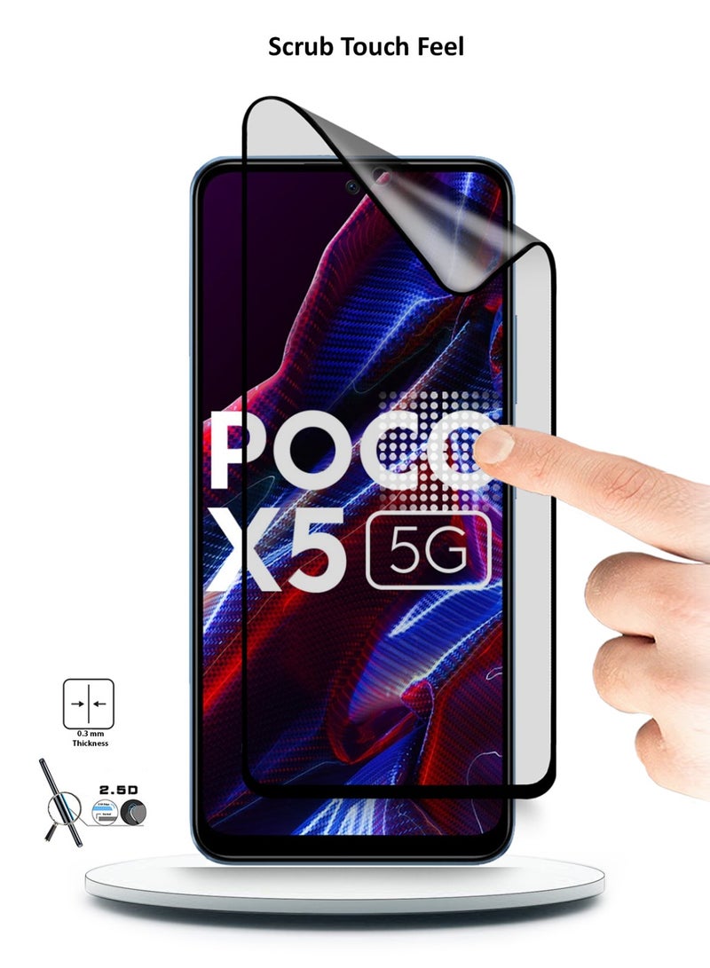 Techie 9D Matte Ceramic Screen Protector Film for Xiaomi Poco X5 – Smooth Feel Anti Fingerprint Bubble Free - Image 3