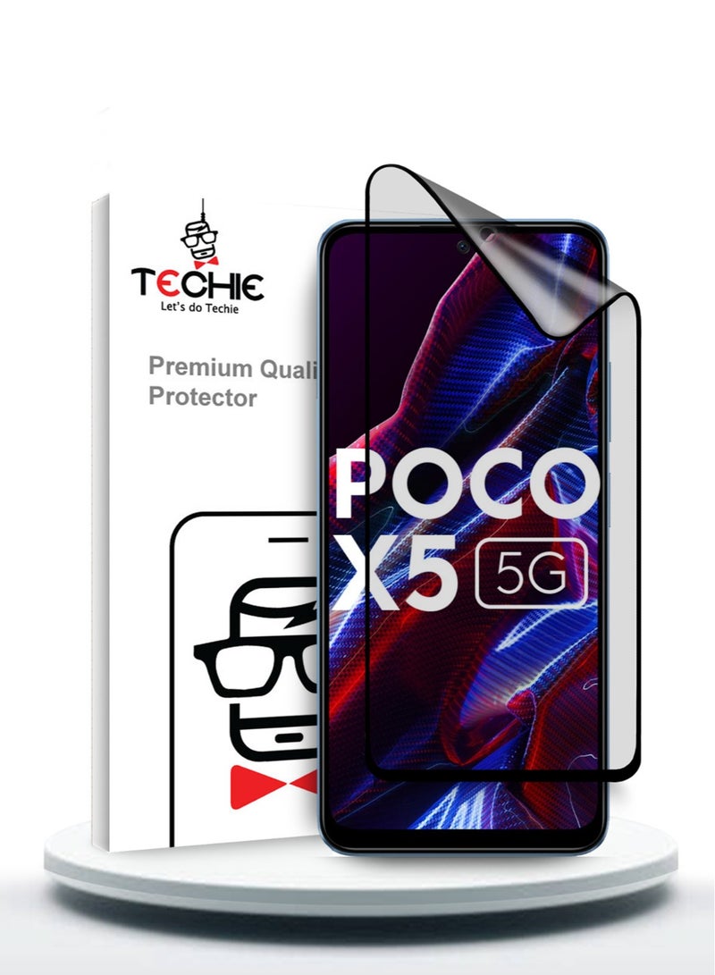 Techie 9D Matte Ceramic Screen Protector Film for Xiaomi Poco X5 – Smooth Feel Anti Fingerprint Bubble Free - Image 1