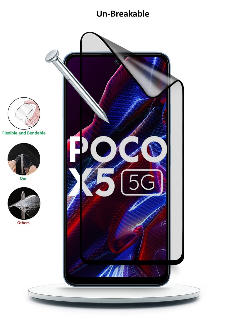 Techie 9D Matte Ceramic Screen Protector Film for Xiaomi Poco X5 – Smooth Feel Anti Fingerprint Bubble Free - Image 4