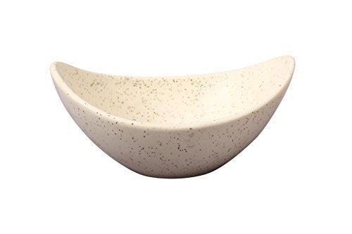 Caffeine Ceramic Handmade White Matte Serving Bowl 6 inch (1 pc) - Image 4