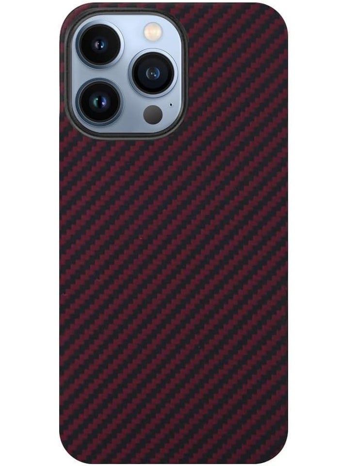 Case Compatible with iPhone 15 Plus Case 3D Skin Texture Kevlar Fiber Bulletproof Vest Cover Protective Carbon Fiber Pattern Ultra Slim - Image 1