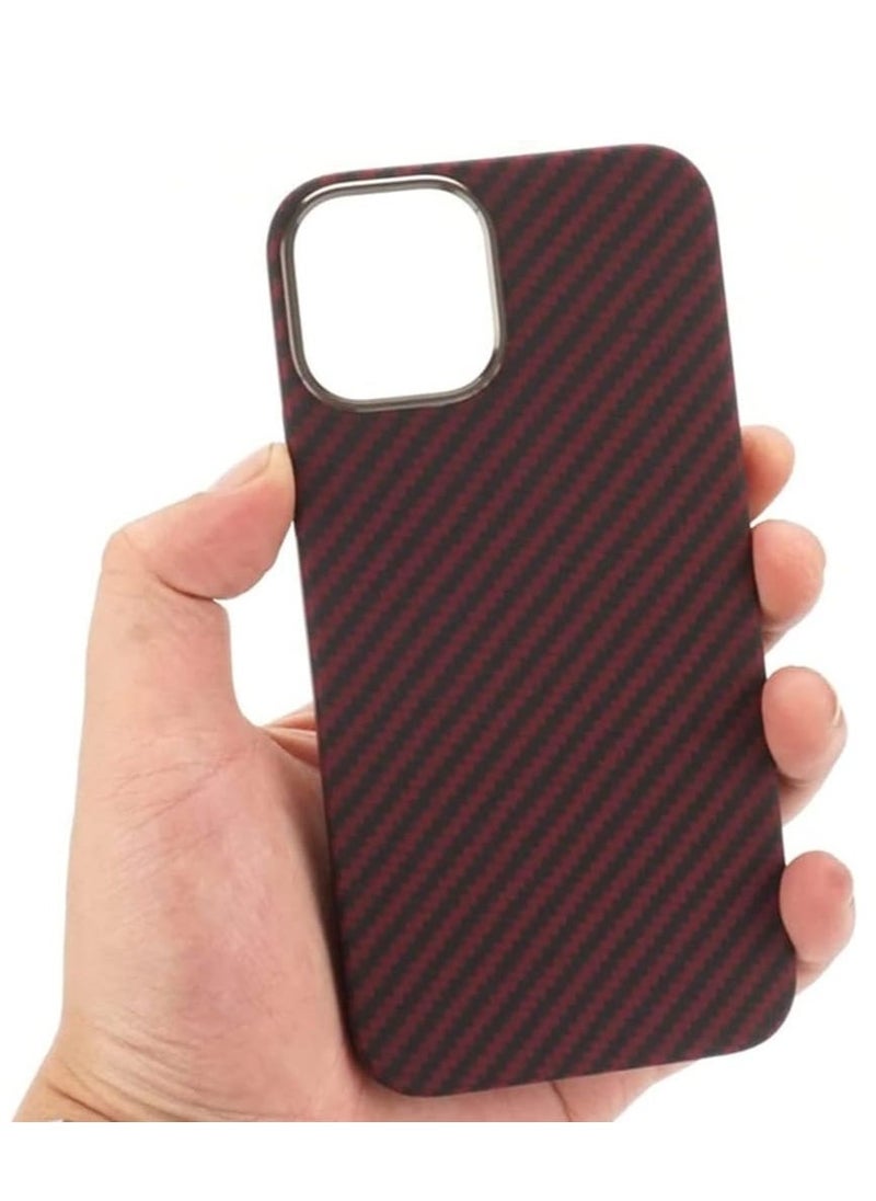 Case Compatible with iPhone 15 Plus Case 3D Skin Texture Kevlar Fiber Bulletproof Vest Cover Protective Carbon Fiber Pattern Ultra Slim - Image 3