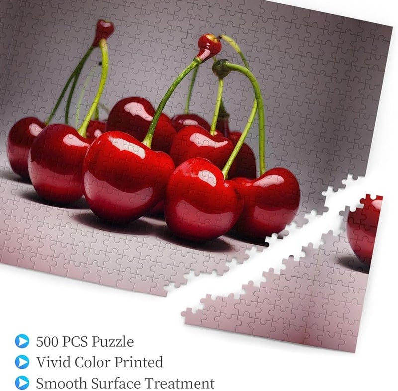 لغز فايا الكرز التشيلي 500 قطعة للكبار ديكور المنزل هدية 20.4 × 15 بوصة - Image 3