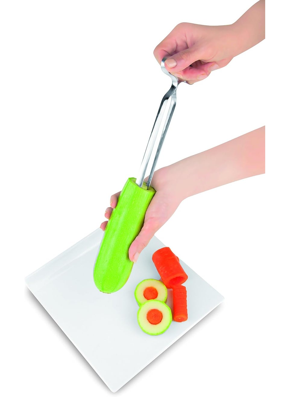 Ipac I GENIETTI Fruits and Vegetables Corer Silver 