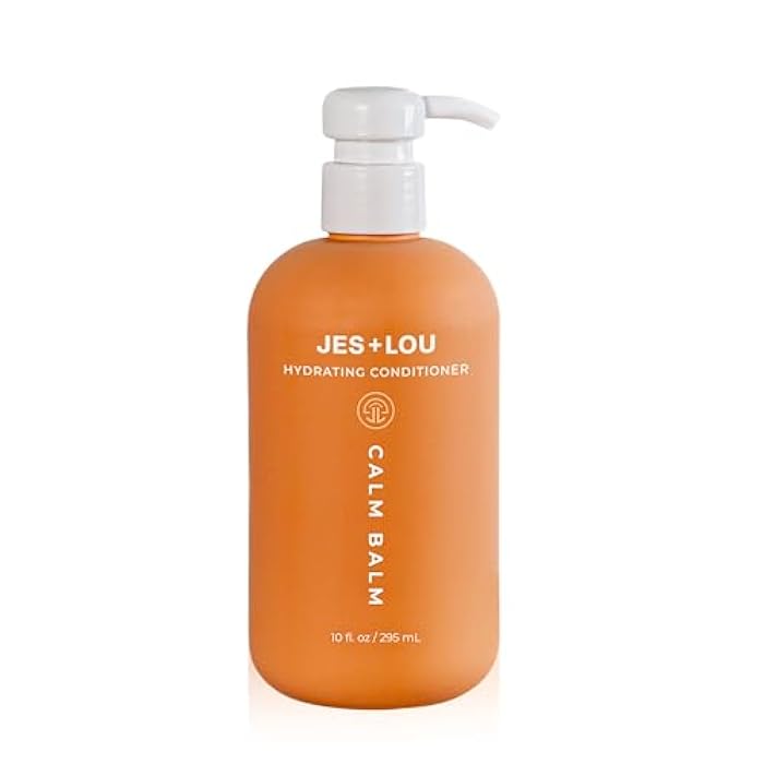JES+LOU Sulfate Free Hydrating Conditioner with Natural Ingredients for Dry or Damaged Hair, Paraben Free Formula for Deep Moisture, Natural Shine, and Hair Repair, Vegan and Toxin Free (10 oz) - Image 1