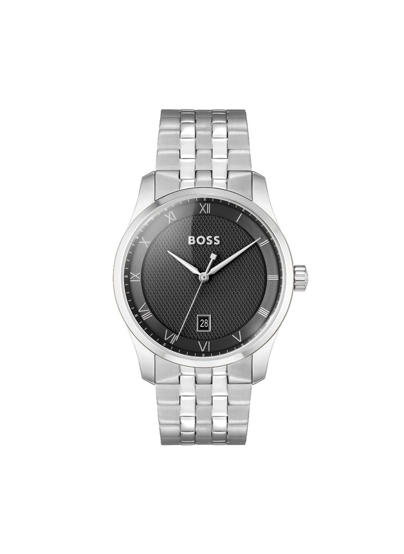 HUGO BOSS Round Analog Men's Black Case Wrist Watch - 1514123  - Image 1