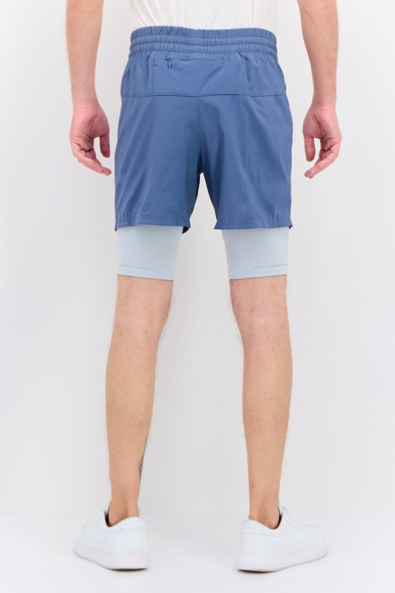 PUMA Men Sportswear Fit 2 In Training Shorts, Sage - Image 4