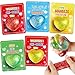 Bstoyder Valentines Day Gifts Cards for Kids 24 Pack Heart Squeeze Balls with Greeting Cards for Kids Classroom Exchange Prizes Stretchy Toy Balls Bulk Gift Squeeze Relief Fidget Toys for Party Favor - Image 2
