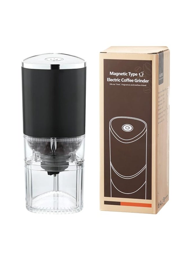 Portable Coffee Grinder, Rechargeable Electric Burr Grinder with External Adjustable Grind Settings - Image 3