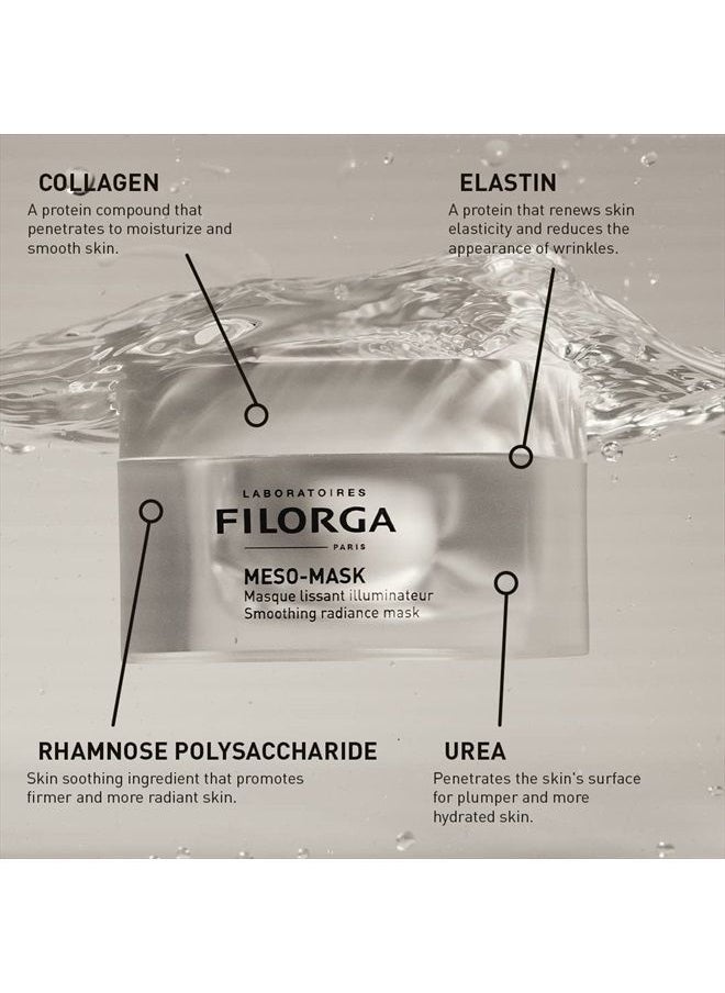 Laboratoires Filorga Paris - Filorga Meso-Mask Smoothing Face Mask, Anti Aging Formula With Collagen and Elastin Combo for Hydrating Wrinkle Reduction, Skin Moisturizing, and Complexion Brightening Skincare 1.69 fl. oz. - Image 1