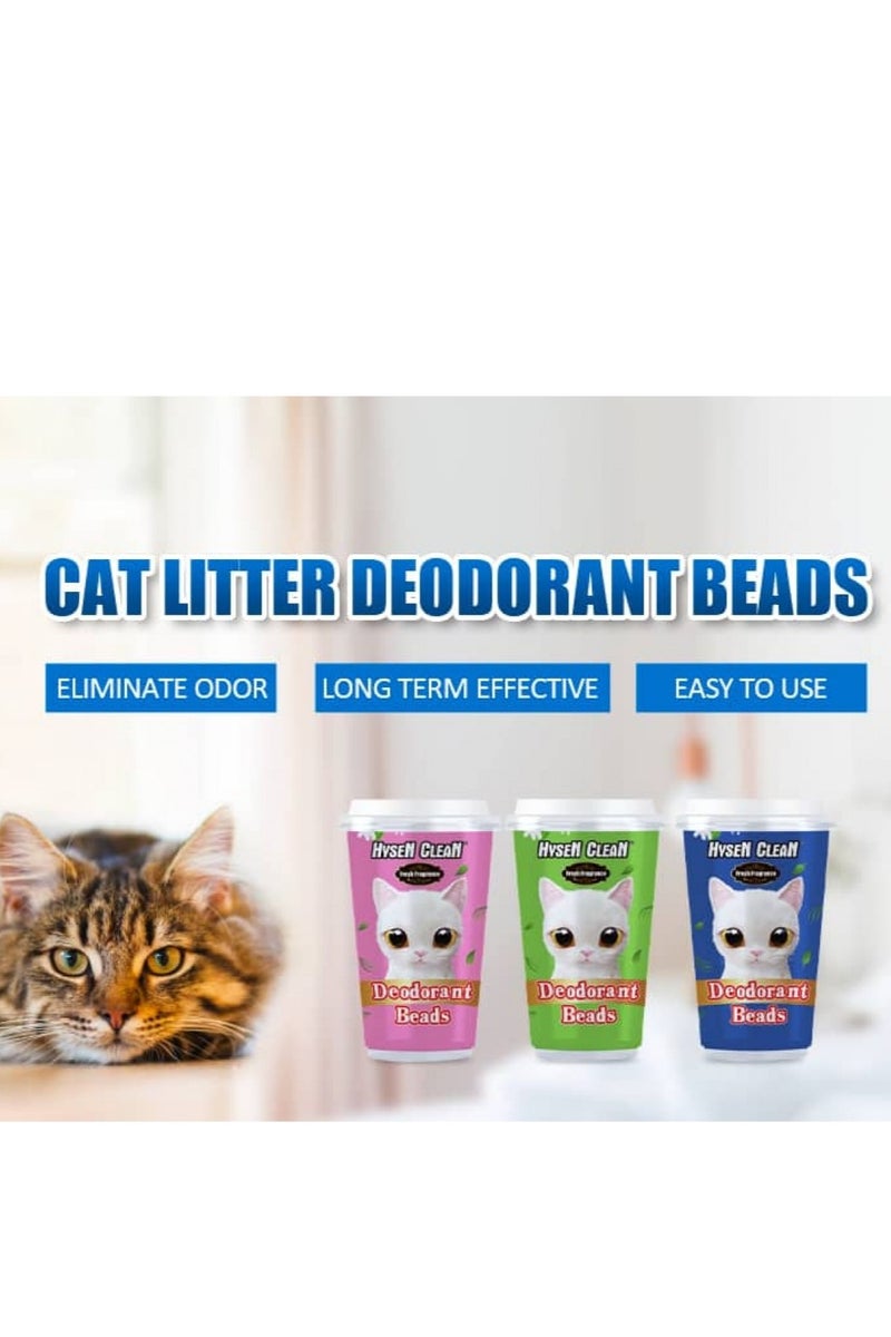 Cute Tabby Cat Litter Deodorizer - Lavender - 450g