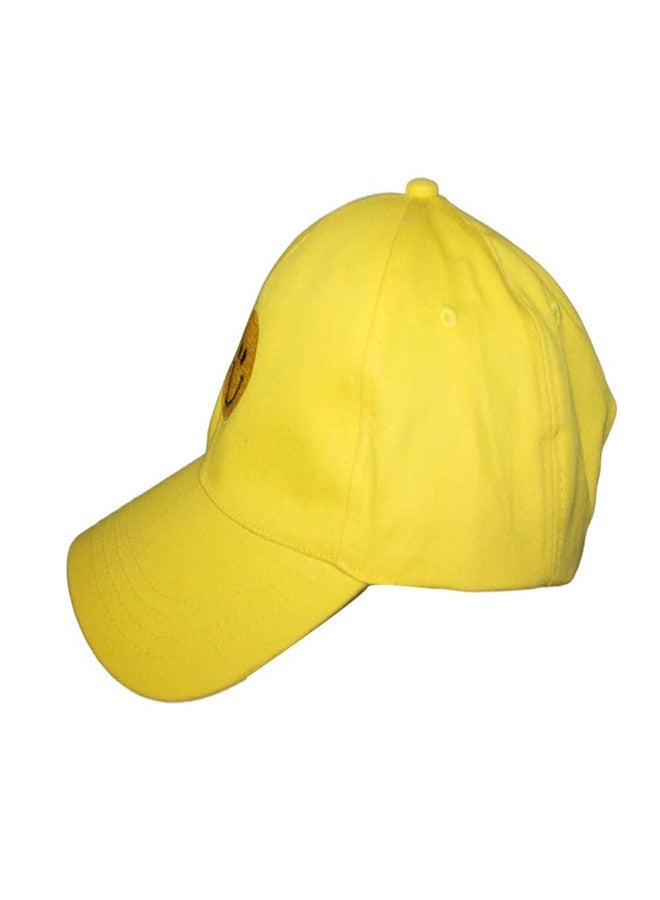Malvina Boy's Yellow Smiley Cap Free Size/Travelling Cap/Vloggers Cap/Quotes Cap - Image 2