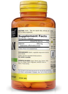 MASON Mason Natural Valerian Root 500 mg - Natural Sleep Aid, Promotes Healthy and Restful Sleep, Herbal Supplement, 60 Capsules (Pack of 3)  - Image 2
