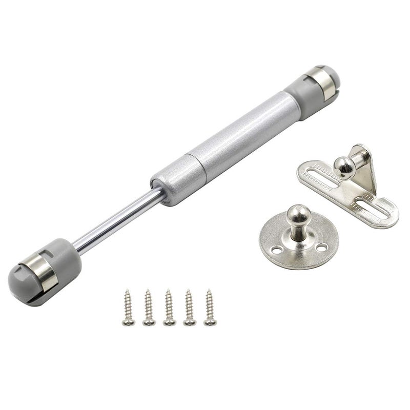 Hxchen 4Pcs 6Inch 30N Hydraulic Support Cabinet Hinge, Soft Close Lid Supports & Buffer Telescopic Cabinet Door Gas Spring Glue Head Supports - Image 2