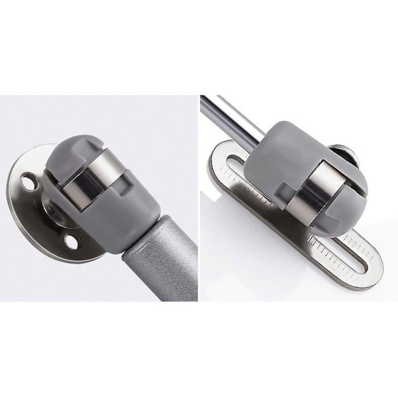Hxchen 4Pcs 6Inch 30N Hydraulic Support Cabinet Hinge, Soft Close Lid Supports & Buffer Telescopic Cabinet Door Gas Spring Glue Head Supports - Image 5