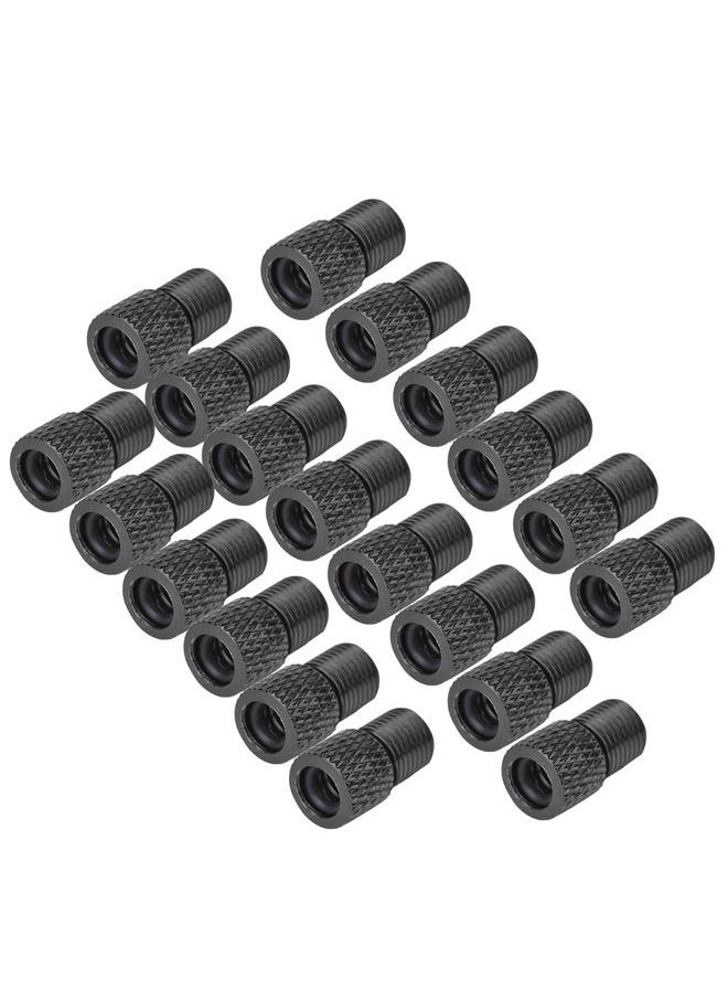 Thoraya 20 pcs Silicone Valve Adapter Valves Cap for Bike Bicycle Tire Dust Cover Road Bicycles Accessoriesblack  - Image 3