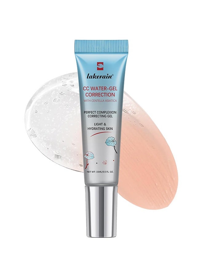 lakerain CC Red Correctiong Cream With Centella Asiatica - Pereect Complexion Correcting Gel , Light Hydrating Skin Concealer Full Coverage,Moisturizing Pre-Makeup Primer Brightening For Mature Skin #03  - Image 1