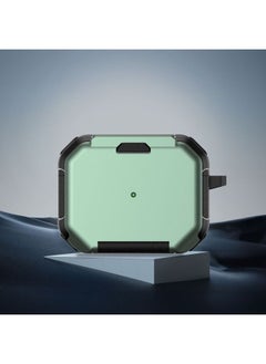 Airpodspro2 Protective Cover For Apple Wireless Bluetooth Headset 3rd Generation Flip Bracket Headset Drop-proof-Color:For Apple Green-Applicable Models:Airpods Pro2
