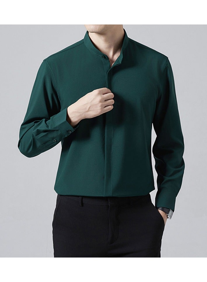 Shougu Casual Business Shirt Slim Fit Professional Formal Shirt  - Image 1